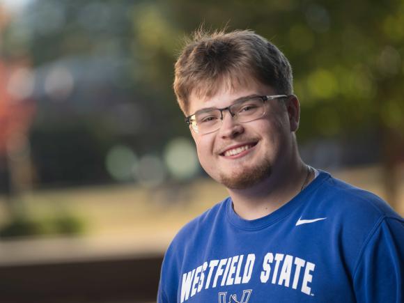 Westfield State student Austin Morgan