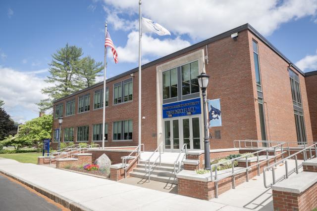 Outside shot of renovated Parenzo Hall 